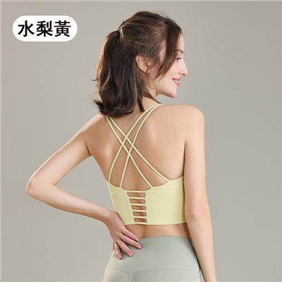 QUEEN YOGA運動健身瑜伽背心（附贈拆卸式胸墊）