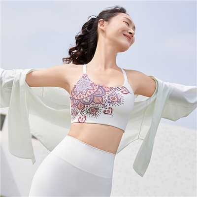 QUEEN YOGA瑜伽運動健身BRA內衣小可愛（固定一體罩杯）