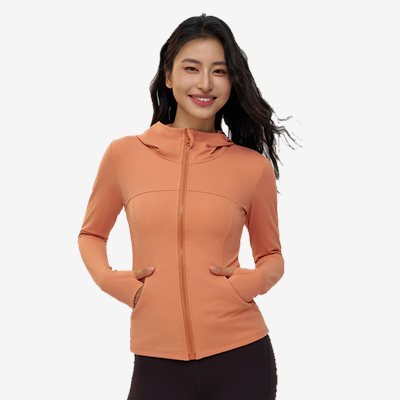 QUEEN YOGA輕盈透氣防風連帽外套