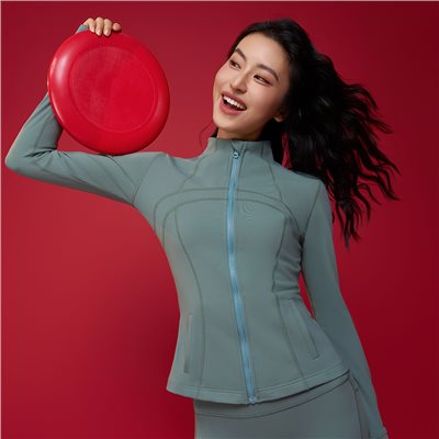QUEEN YOGA保暖輕盈修身顯瘦加絨外套