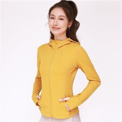 QUEEN YOGA立領防風修身顯瘦運動外套