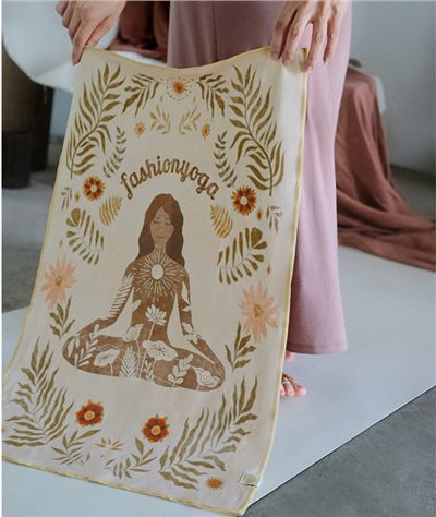 QUEEN YOGA瑜伽運動止滑加厚柔軟什麼雙面瑜伽小鋪巾