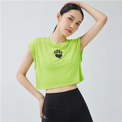 Queen Yoga運動瑜珈休閒短款小罩衫